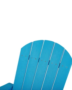 Online Beliani Keinutuoli Muovipuu Sininen Adirondack