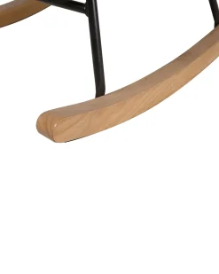 Store Beliani Keinutuoli Sametti Vaaleanharmaa Oxie