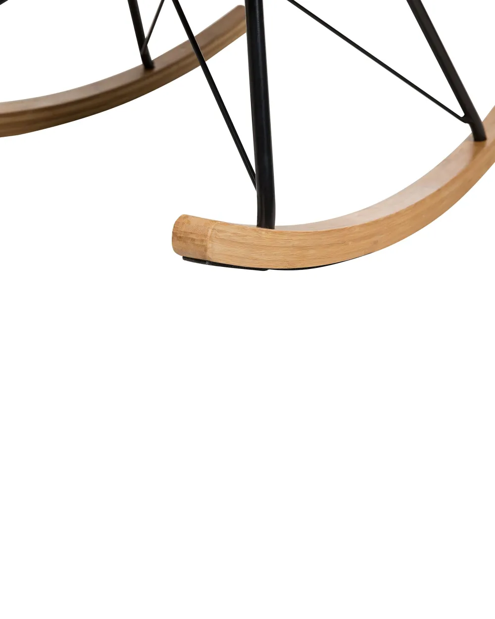 Best Sale Beliani Keinutuoli Sametti Vaaleanharmaa Ellan