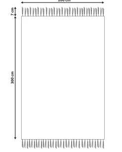 Matot<Beliani Kelim-Matto Puuvilla Monivarinen 200 X 300 Cm Taronik