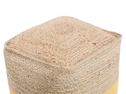 Hot Beliani Keltainen Juuttirahi 44 X 44 Cm Kirama