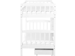 Lastenhuone<Beliani Kerrossanky Manty Säilytystila Valkoinen 90 X 200 Cm Revin