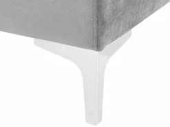 Cheap Beliani Keskimoduuli Sametti Harmaa Evja