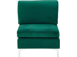 Clearance Beliani Keskimoduuli Sametti Vihrea Evja