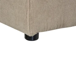 Nojatuolit<Beliani Keskimoduuli Vakosametti Ruskeanharmaa Lemvig