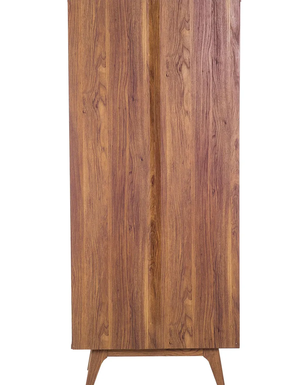 Säilytys<Beliani Kirjahylly 3 Hyllya Kaappi Tumma Puu/Valkoinen Columbus