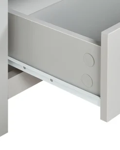 Säilytys<Beliani Kirjahylly 4 Hyllya Laatikko Vaaleanharmaa/Vaalea Puu Clio