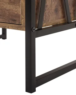 Sale Beliani Kirjahylly 3 Hyllya Laatikko Tumma Puu Keene