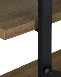 Säilytys<Beliani Kirjahylly 3 Hyllya Tumma Puu Timber