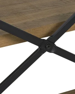 Säilytys<Beliani Kirjahylly 3 Hyllya Tumma Puu Timber