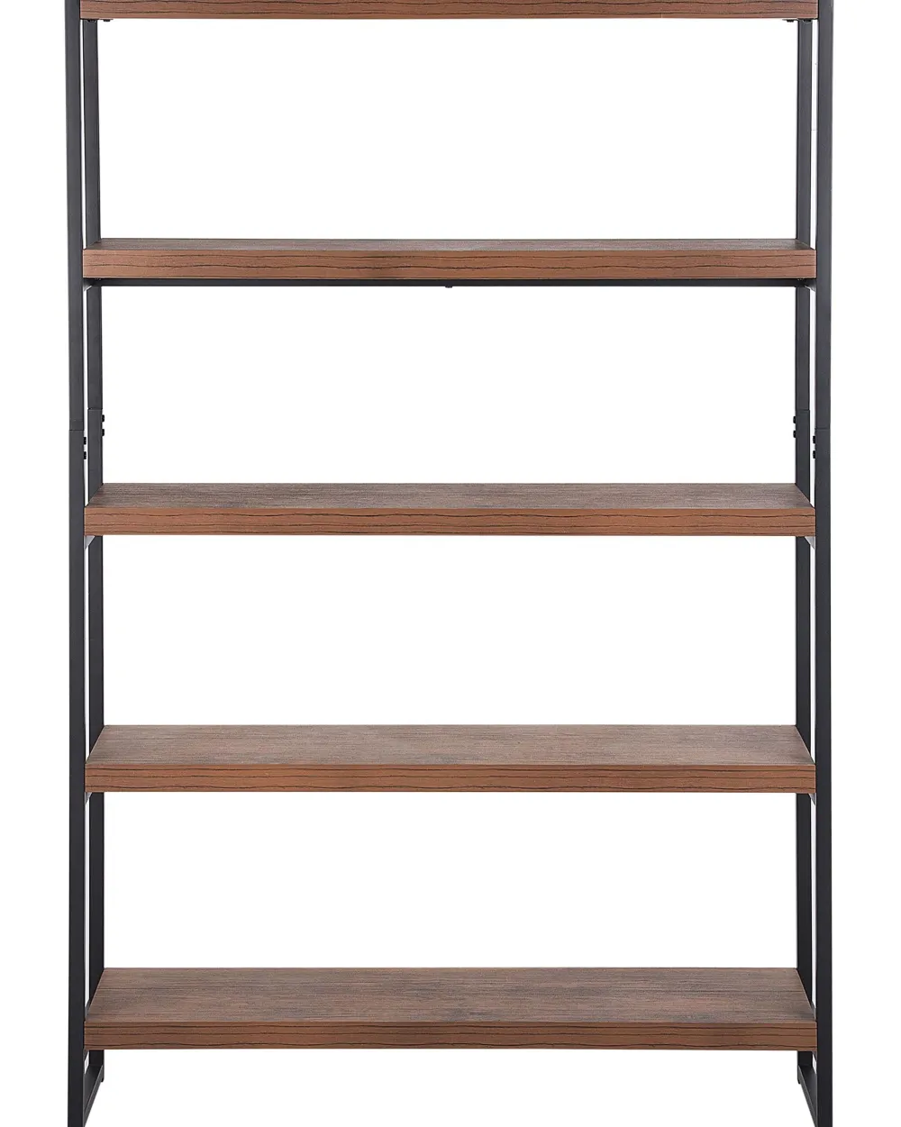 Flash Sale Beliani Kirjahylly 4 Hyllya Tumma Puu/Musta Tifton