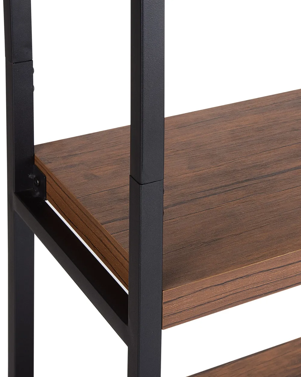 Flash Sale Beliani Kirjahylly 4 Hyllya Tumma Puu/Musta Tifton