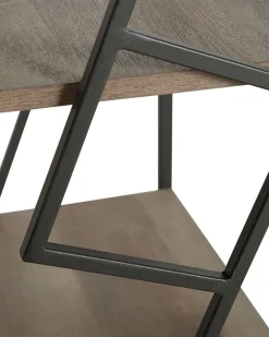 Säilytys<Beliani Kirjahylly 4 Hyllya Tumma Puu/Musta Forres