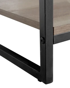 Säilytys<Beliani Kirjahylly 4 Hyllya Tumma Puu/Musta Forres