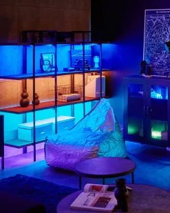 Säilytys<Beliani Kirjahylly 4 Hyllya Tumma Puu Compton