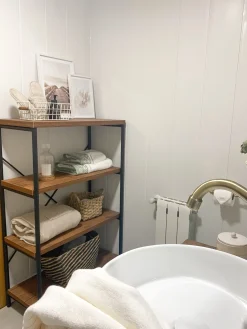 Säilytys<Beliani Kirjahylly 3 Hyllya Tumma Puu Brisbane