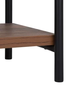 Säilytys<Beliani Kirjahylly 3 Hyllya Tumma Puu Brisbane