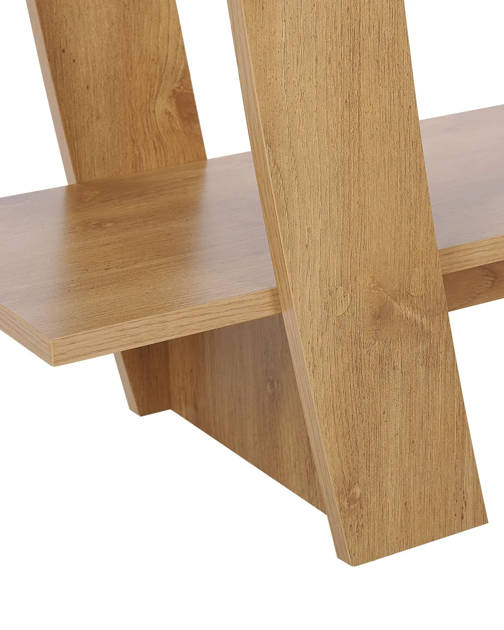 Online Beliani Kirjahylly 5 Hyllya Vaalea Puu Kener