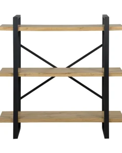 Säilytys<Beliani Kirjahylly 3 Hyllya Vaalea Puu Timber