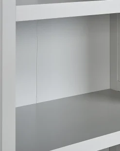 Säilytys<Beliani Kirjahylly 5 Hyllya Vaaleanharmaa/Vaalea Puu Clio