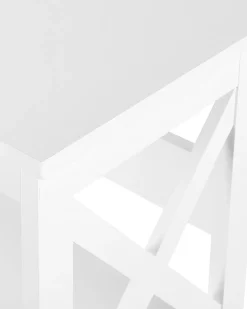 Säilytys<Beliani Kirjahylly 4 Hyllya Valkoinen Foster