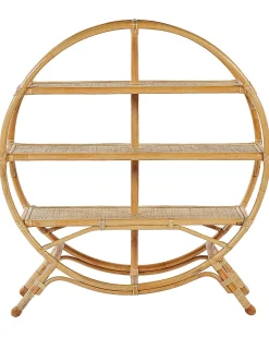 Ulkokalusteet<Beliani Kirjahylly Rottinki 3 Hyllya Luonnonvari Tuvalu Ii