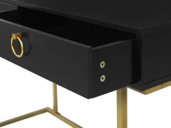 Hot Beliani Konsolipoyta 2 Laatikkoa Musta/Kulta Westport