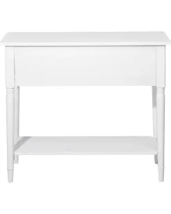 Discount Beliani Konsolipoyta 2 Laatikkoa Valkoinen Lowell