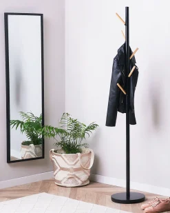 Store Beliani Konsolipoyta Laatikko Musta Montgomery