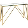 Cheap Beliani Konsolipoyta Lasitasolla Rosteri Kulta Weso