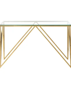 Cheap Beliani Konsolipoyta Lasitasolla Rosteri Kulta Weso