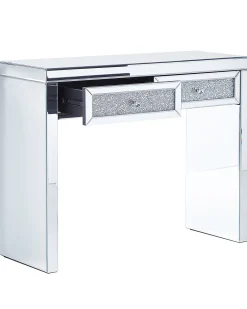 Online Beliani Konsolipoyta Peililasi 2 Laatikkoa Hopea Tilly