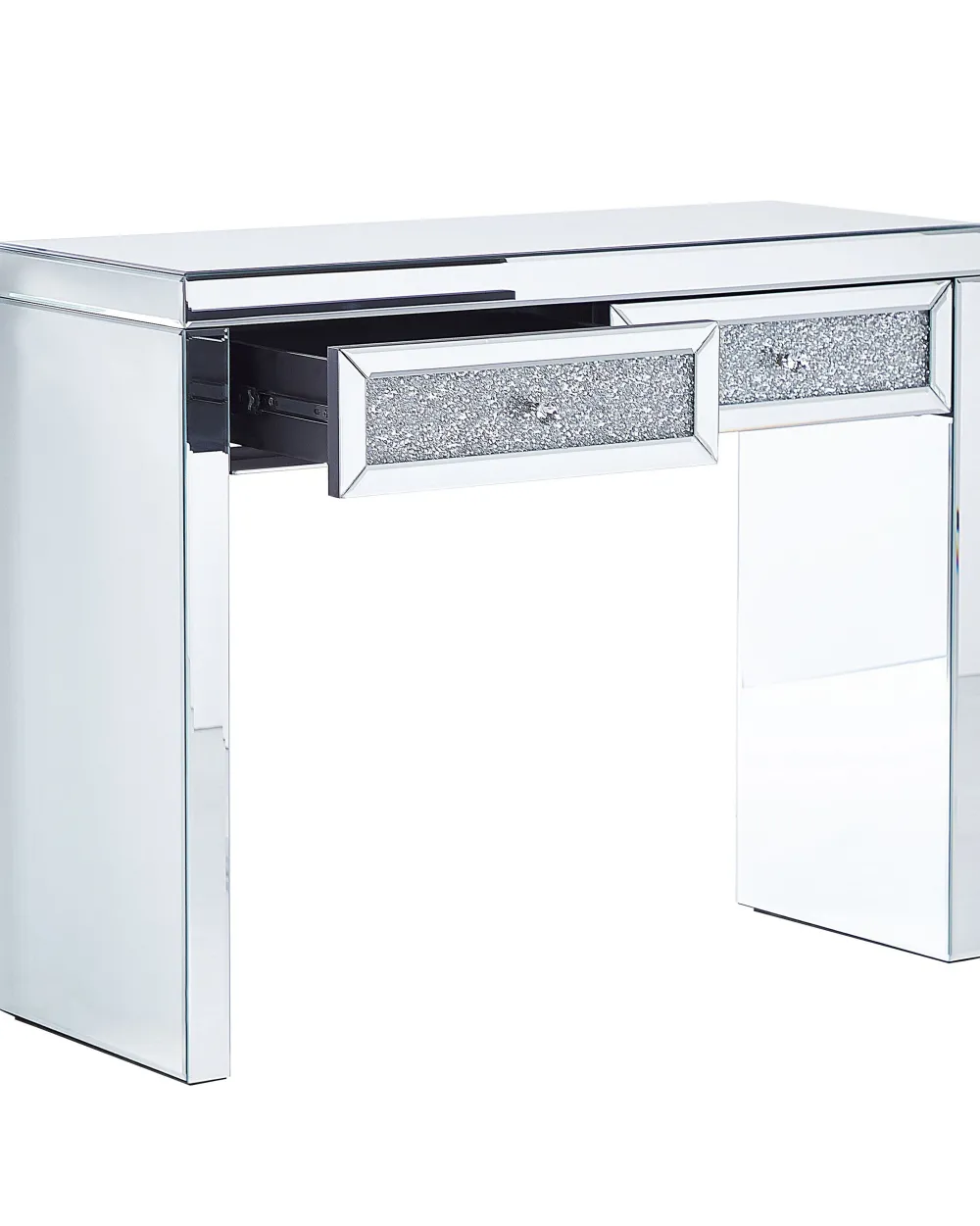 Online Beliani Konsolipoyta Peililasi 2 Laatikkoa Hopea Tilly