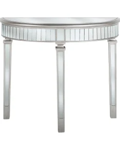 Pöydät<Beliani Konsolipoyta Peililasi Hopea Toulouse