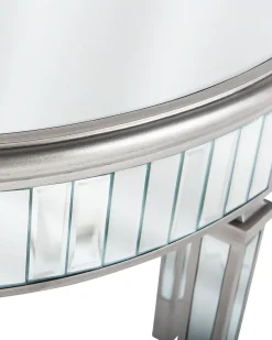 Pöydät<Beliani Konsolipoyta Peililasi Hopea Toulouse