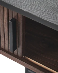 Pöydät<Beliani Konsolipoyta Tumma Puu/Musta Jose