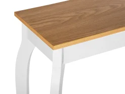 Pöydät<Beliani Konsolipoyta Vaalea Puu/Valkoinen Hartford