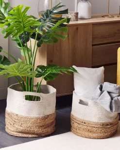 New Beliani Kori Hiekanruskea/Vaaleanharmaa 2 Kpl Naulla