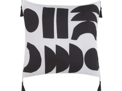 Shop Beliani Koristetyyny 2 Kpl 45 X 45 Cm Mustavalkoinen Liriope