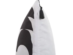 Shop Beliani Koristetyyny 2 Kpl 45 X 45 Cm Mustavalkoinen Liriope