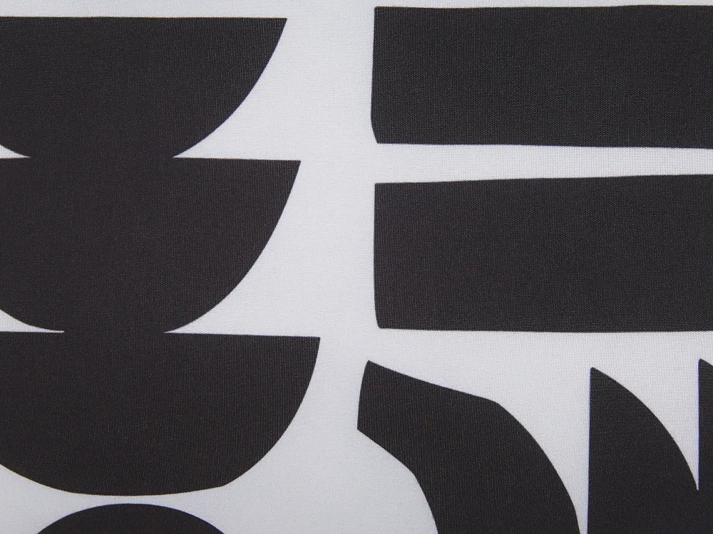 Shop Beliani Koristetyyny 2 Kpl 45 X 45 Cm Mustavalkoinen Liriope