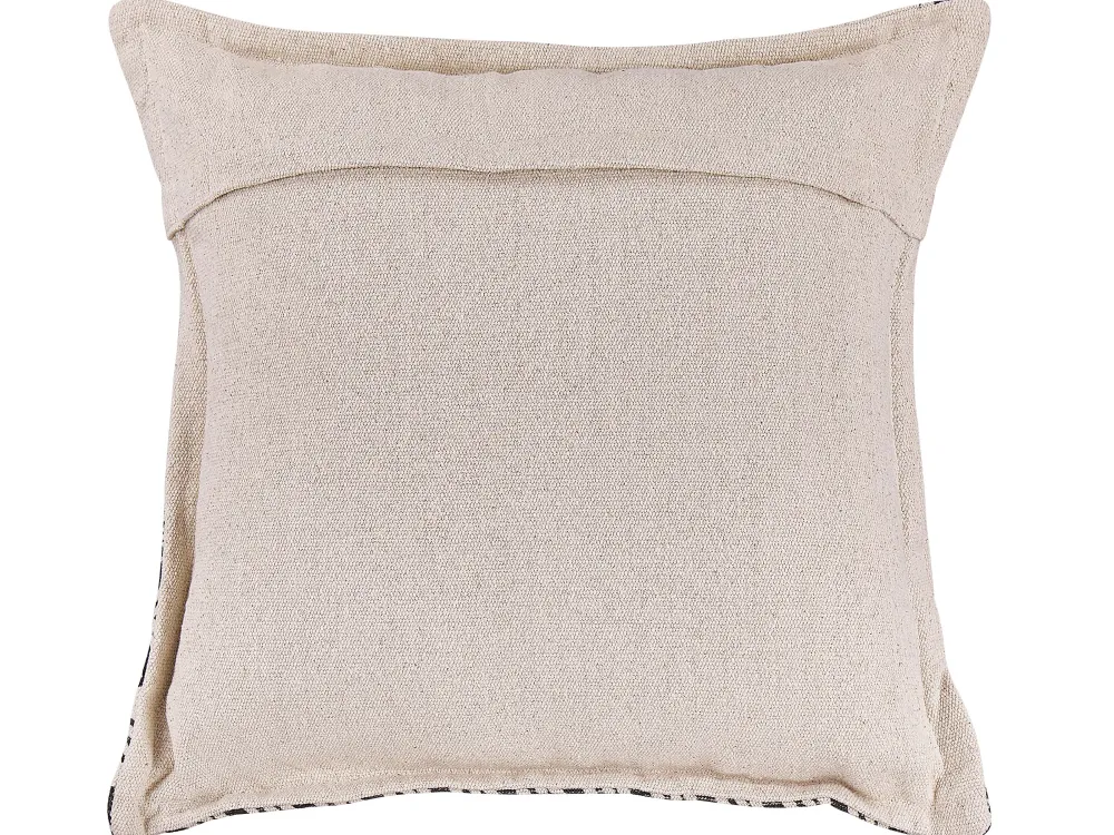 Tekstiilit<Beliani Koristetyyny 2 Kpl 45X45 Cm Mustabeige Sirvan