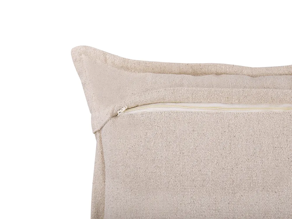 Tekstiilit<Beliani Koristetyyny 2 Kpl 45X45 Cm Mustabeige Sirvan