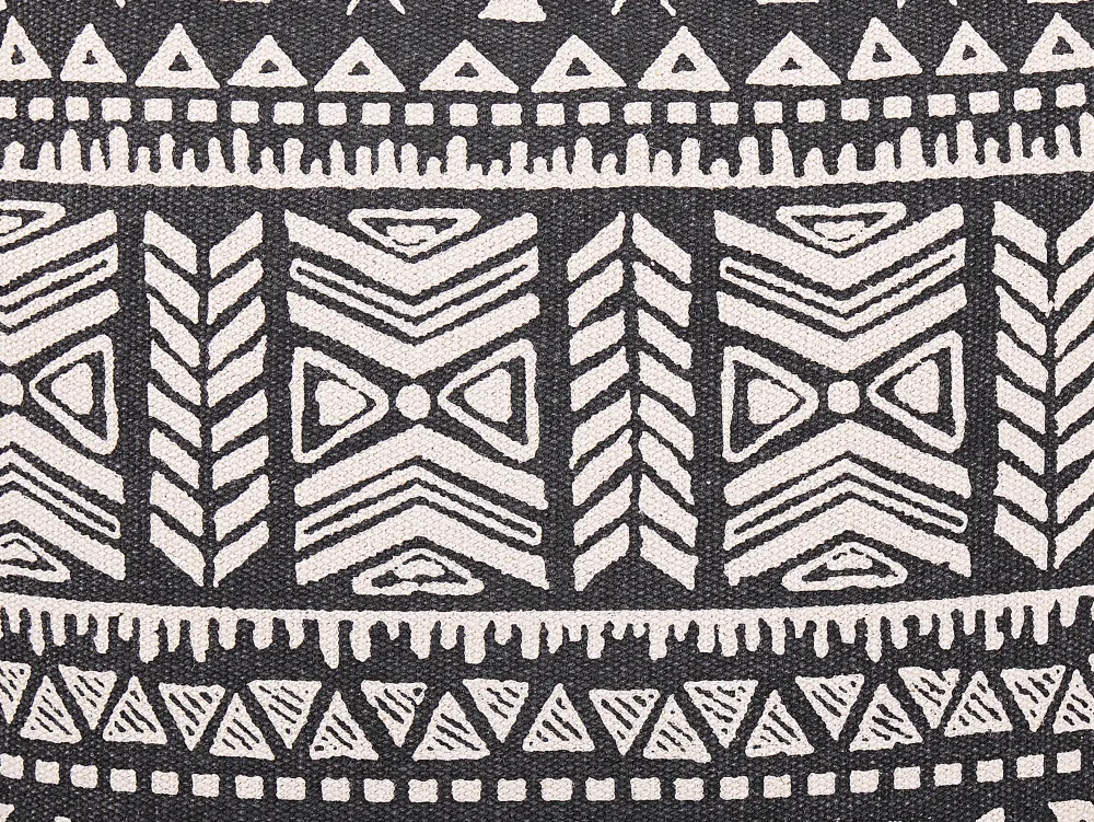 Tekstiilit<Beliani Koristetyyny 2 Kpl 45X45 Cm Mustabeige Sirvan