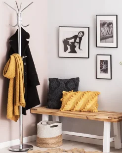 Best Beliani Koristetyyny 30 X 50 Cm Keltainen Ayroor