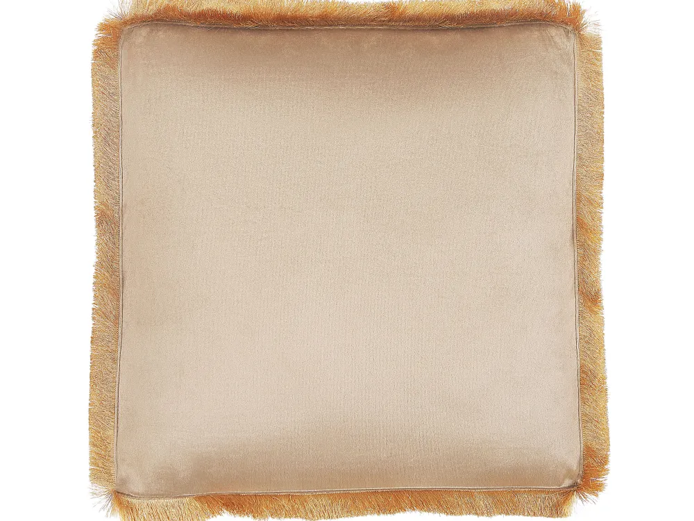 Tekstiilit<Beliani Koristetyyny 40 X 40 Cm Samettinen Beige Pothos