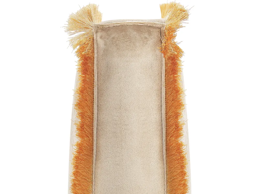 Tekstiilit<Beliani Koristetyyny 40 X 40 Cm Samettinen Beige Pothos