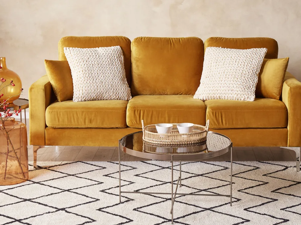 Best Sale Beliani Koristetyyny Beige 45 X 45 Cm Oxalis