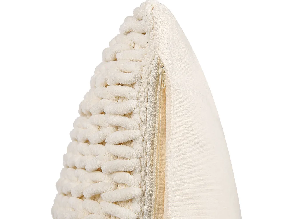 Best Sale Beliani Koristetyyny Beige 45 X 45 Cm Oxalis