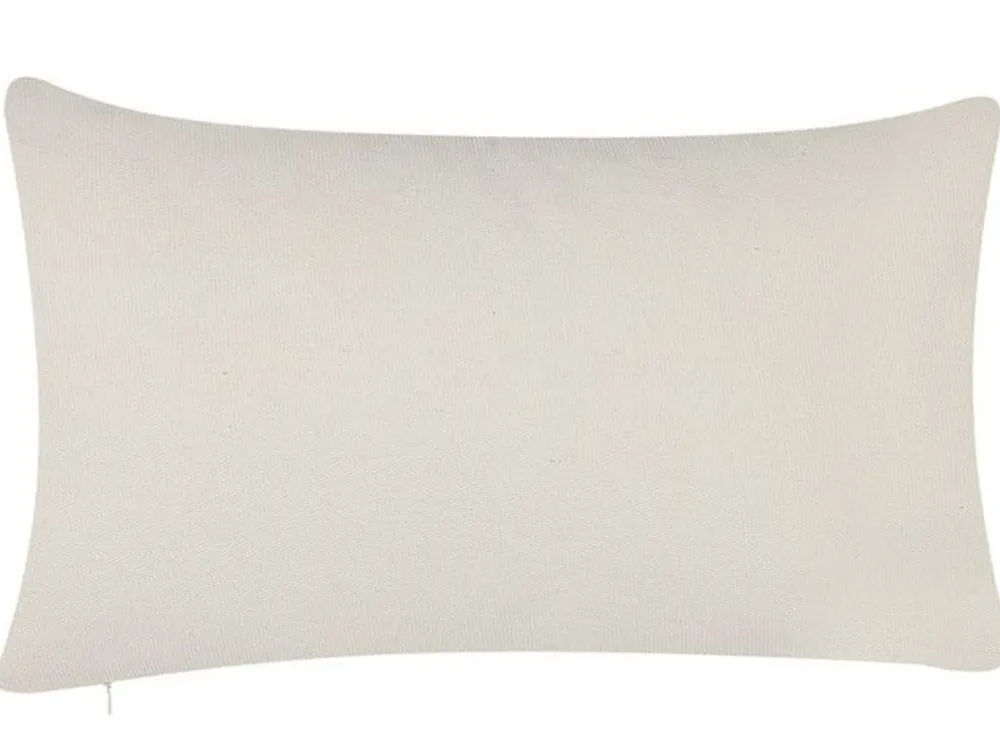 Tekstiilit<Beliani Koristetyyny Beige 30 X 50 Cm 2 Kpl Nierembergia